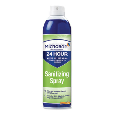Microban 15oz 24 Hour Citrus Disinfectant Sanitizing Spray